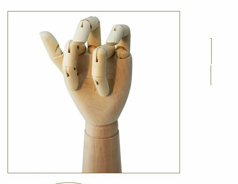 Модель человека для набросков украшение дома 18 см деревянная роспись шарнирная