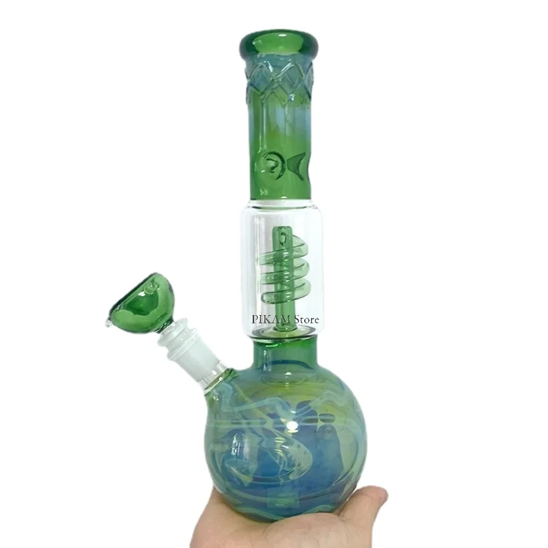 

Large Vases Green Glass Hookah Glass Pipes For Smoking Test Tube Funnel Filter Shisha Accessories Home Deco Plant Vaso Gifts