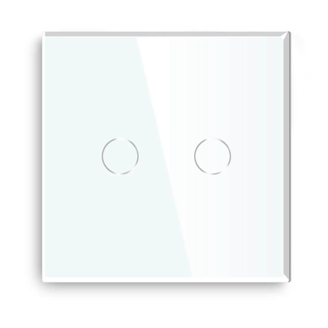 BSEED Сенсорный выключатель 2-х клавишный  черный/белый/золотой