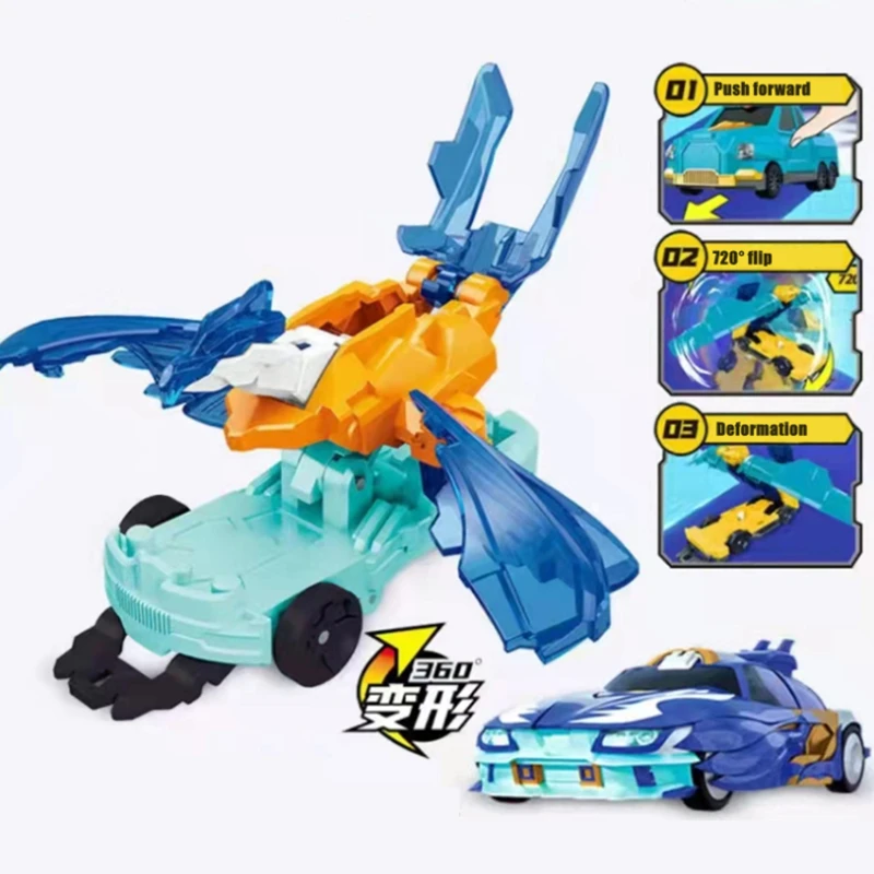 

Violence Transformation Action Figure Robot Burst Deformation Car Beast Screechers 720° Flip Boy Kids Toy Girl Birthday Gift