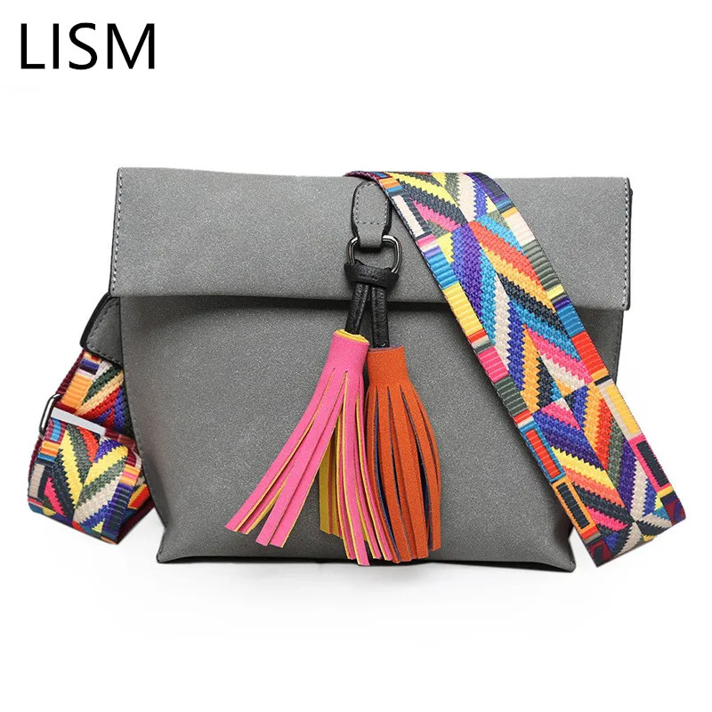 LISM женская сумка скраб через плечо из ПУ Роскошные сумки женские дизайнерские bolso