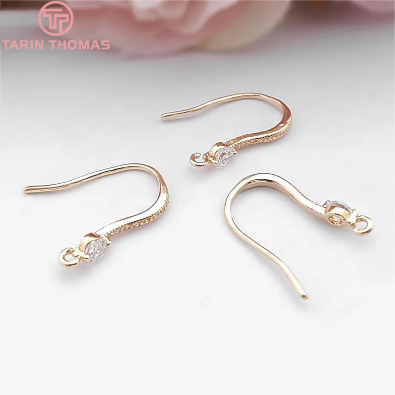 6 шт высотой 17 мм с покрытыем цвета чистого 24 каратного золота Цвет латунным