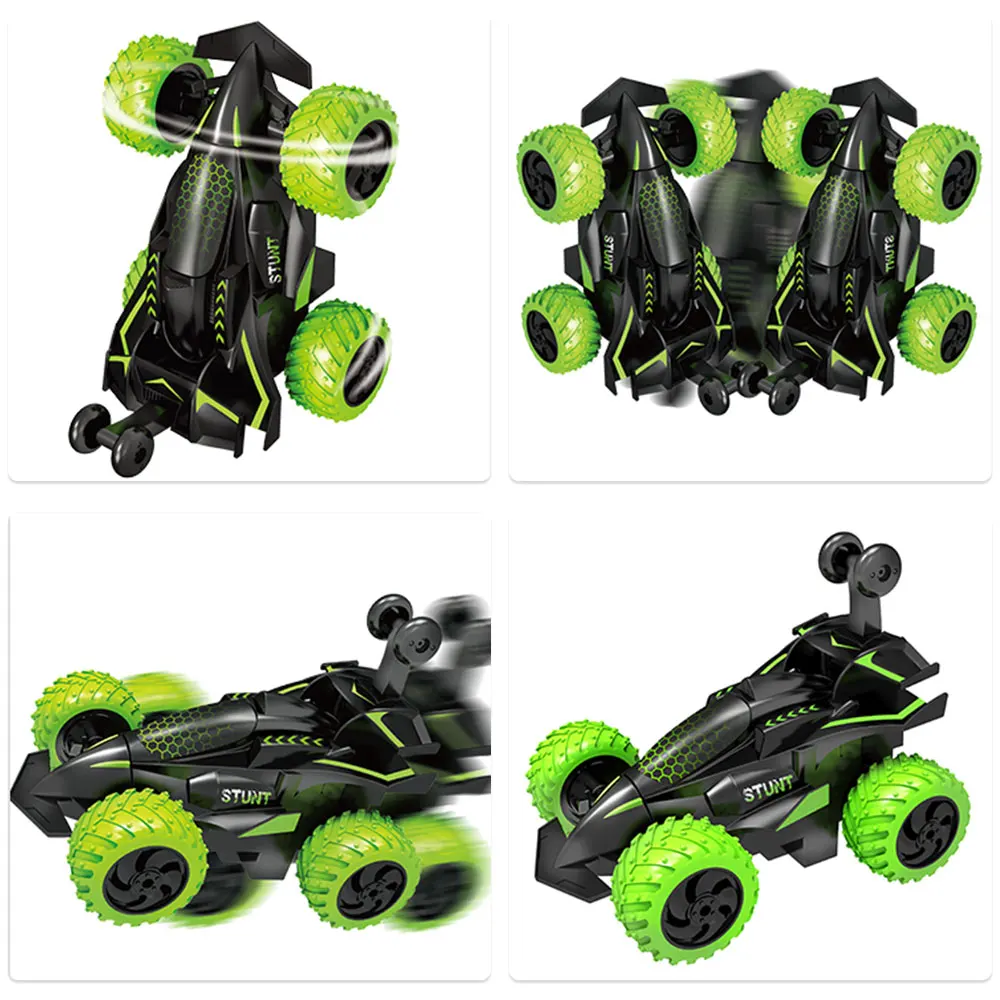 Newest RC Stunt Car 2.4Ghz 3D Rotating Drift Climbing Deformation Flip Kids Robot Electric Boy Toys Children | Игрушки и хобби