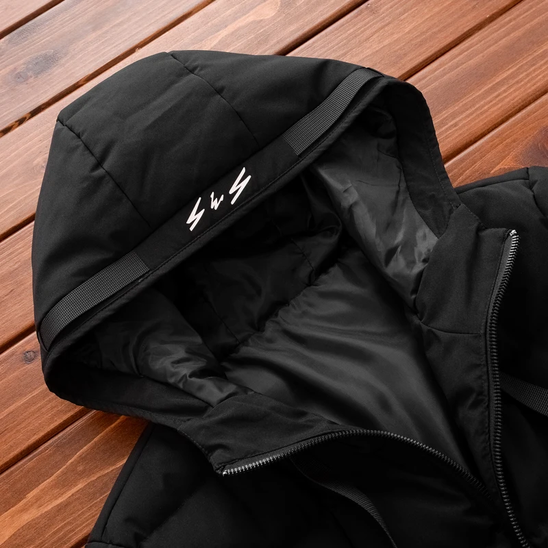 

Mens Cotton Padded Jacket Men 2020 New Winter Hooded Warm Jacket Soft Shell Casual Fashion Slim Fit Solid Color Jackets For Men