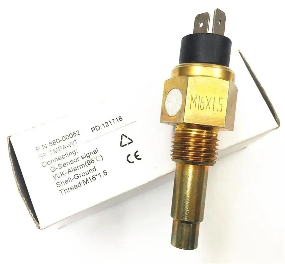 Набор из 1 датчика температуры воды для грузовых автомобилей M14x1.5 M16x1.5 3/8-18NPT