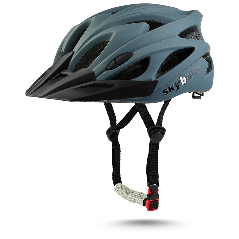 Gray Skybulls MTB дорожный велосипедный шлем человек Сверхлегкий шлем велосипед цельно-Формованный открытый спортивный защитный шлем capacete ciclismo - Цвет: Gray