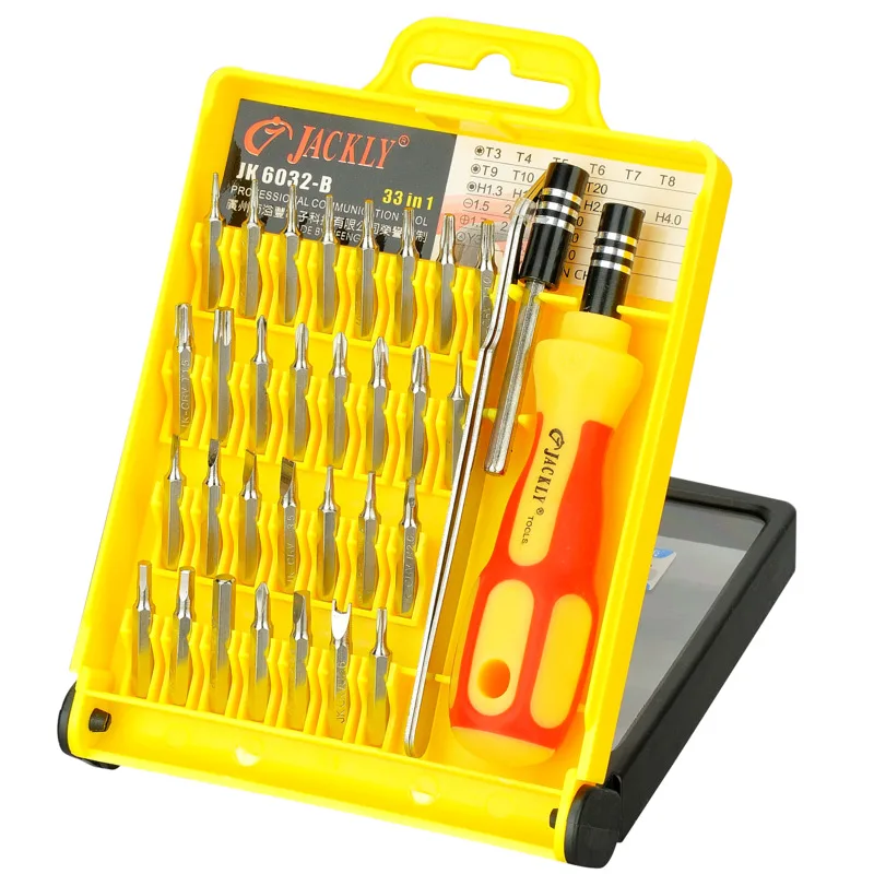 JACKLY JK 6032B Мини Профессиональный портативный отвертка Коробка Набор для Мобильный