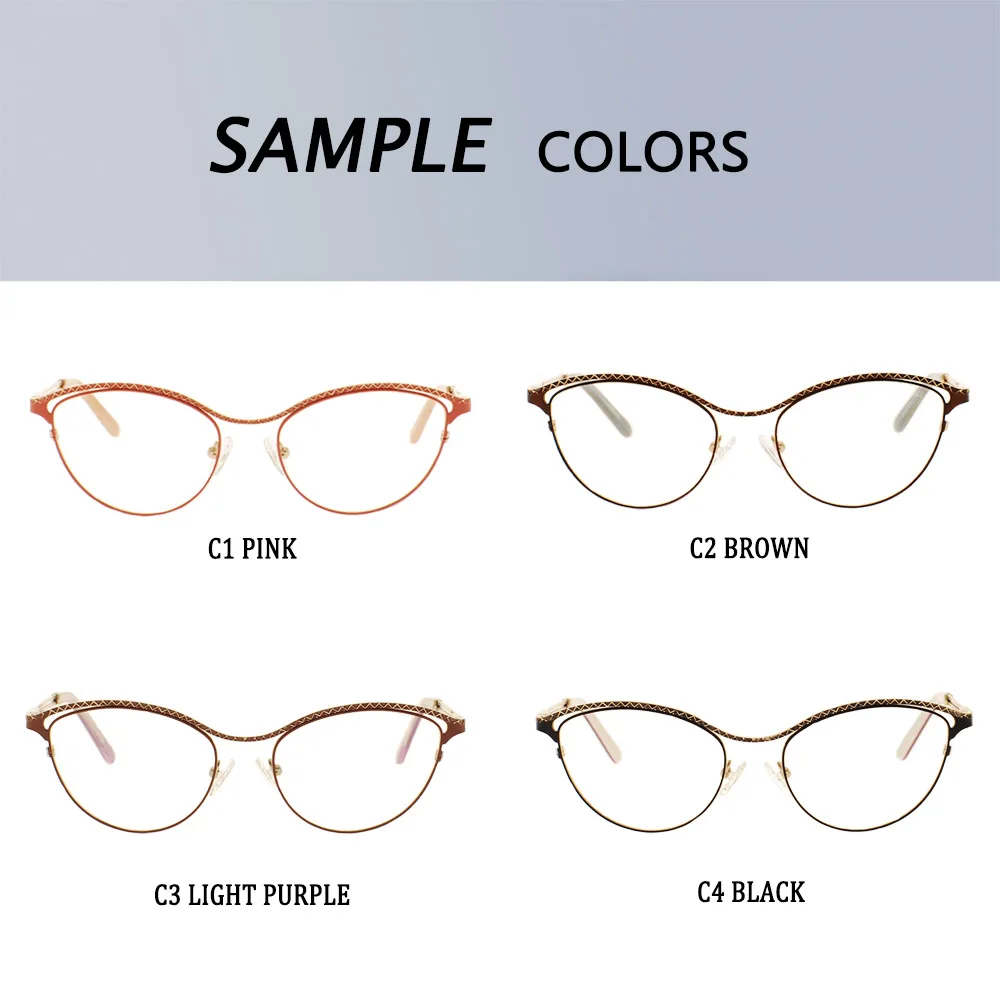Женская оправа для очков Cateye Классическая разноцветная по рецепту|Женские очки