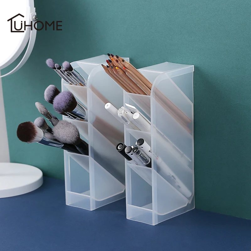 Креативный многофункциональный 4 сетки Настольный ящик для хранения чехол