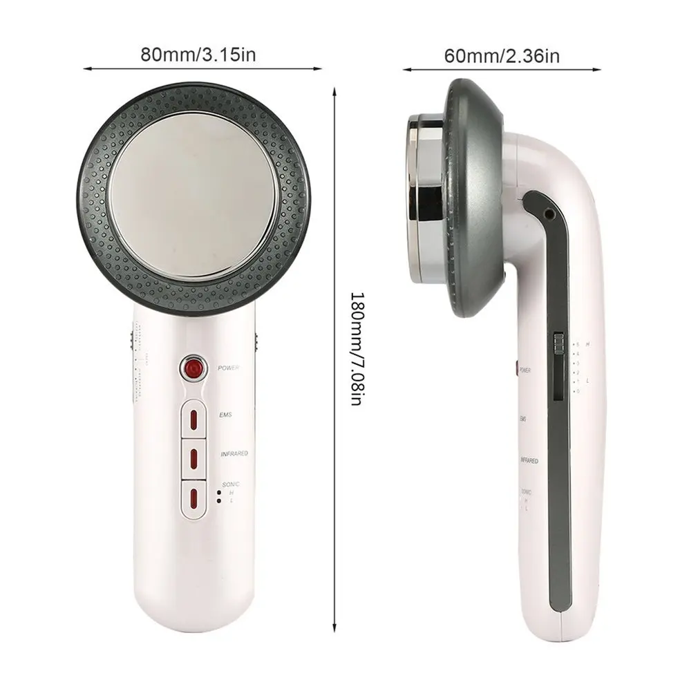 

Hand-held 3 in 1 Slimming Beauty Machine Fat Reduction Instrument for Home Use Anti-aging Face Skin Care Tools