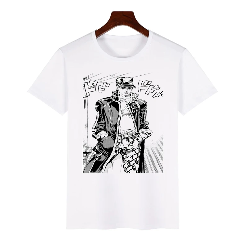 

Anime Jojo's Bizarre Adventure Japanese Anime T Shirt Men women Streetwear T-shirt Cartoon 90s Tshirt Cool Top Tees