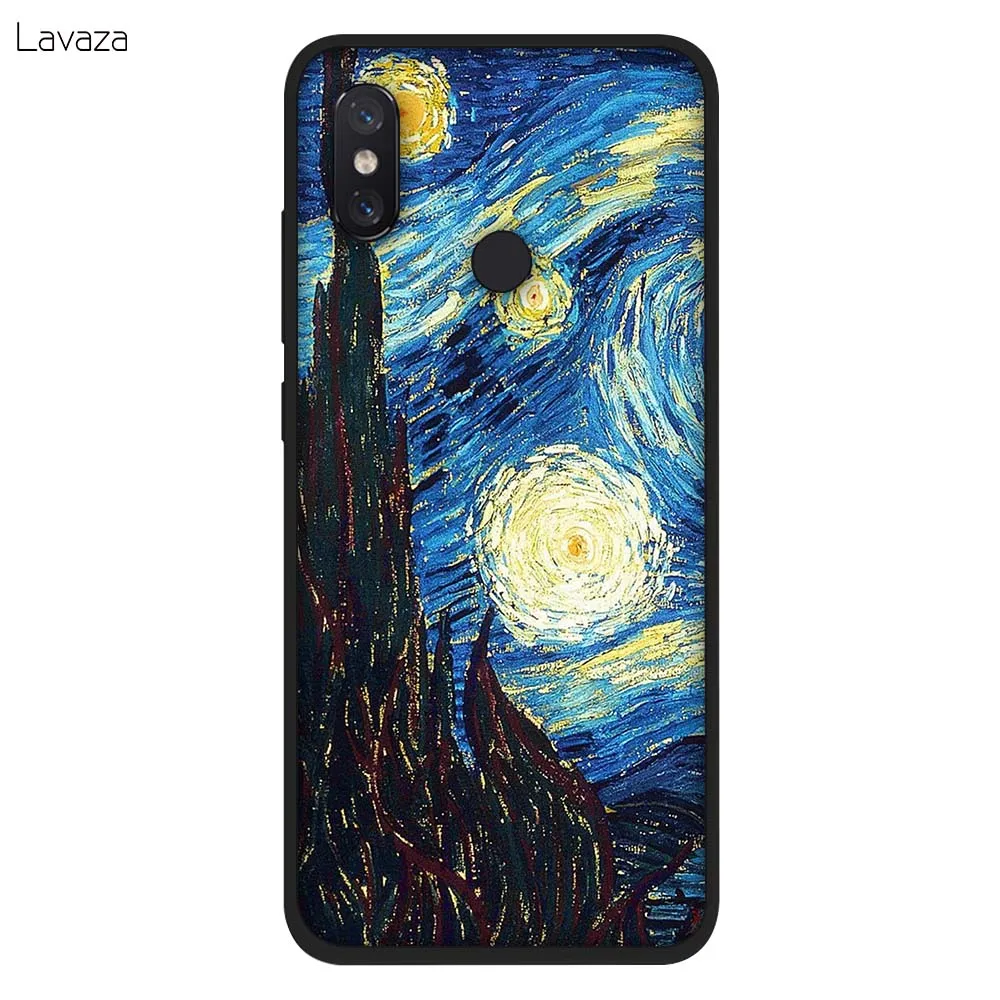 Мягкий чехол Ван Гог Звездная ночь для Xiaomi A1 A2 A3 Lite Pro Mix 2S 6 8 SE POCOPHONE F1 силиконовый |