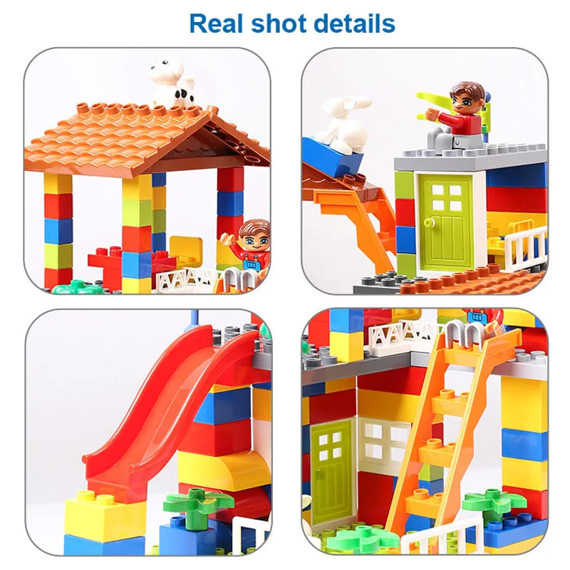 2020 новые игрушки и хобби блоки duplos дом marble run legoINGlys duplo набор | Игрушки