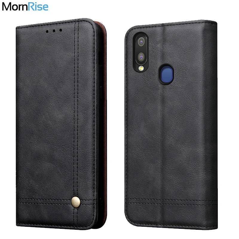 Винтажный кожаный чехол-книжка для samsung Galaxy M10 M10S M20 M30, Роскошный кошелек с подставкой для карт, Магнитный чехол-книжка, повседневный чехол, Fundas