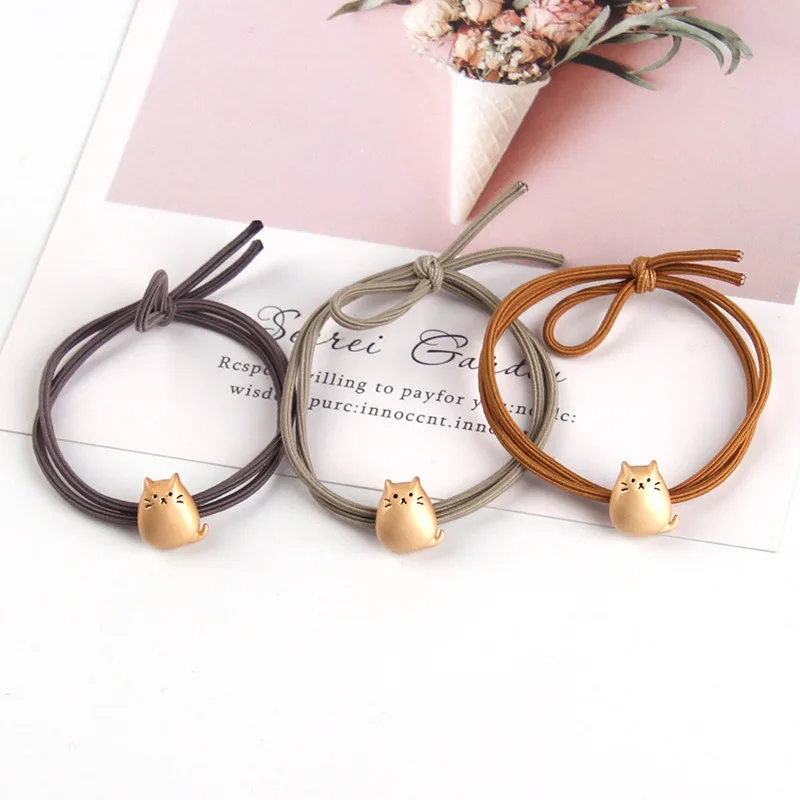 Металлическая Длинная Резинка для волос xiao в южнокорейском стиле девочек онлайн