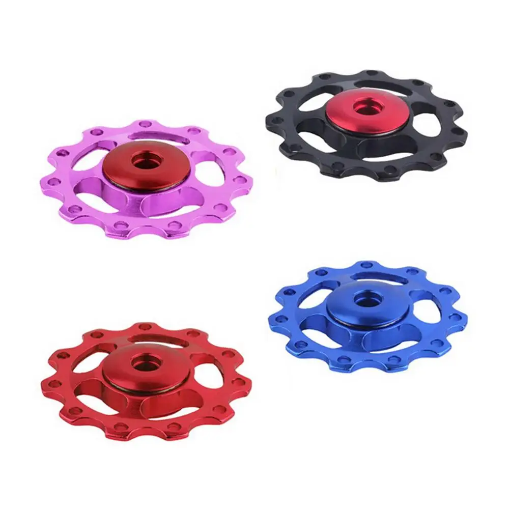 

2 *11T Aluminum Bicycle Rear Derailleurs Mountain Bike Guide Wheel Transmission