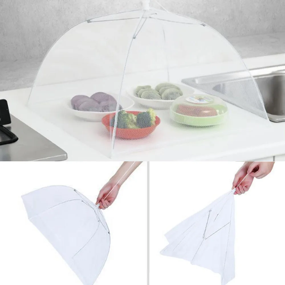 

1 PC Pop Up Mesh Screen Food Covers Large Pop-Up Mesh Screen Protect Food Cover Tent Dome Net Umbrella Picnic Food Protector