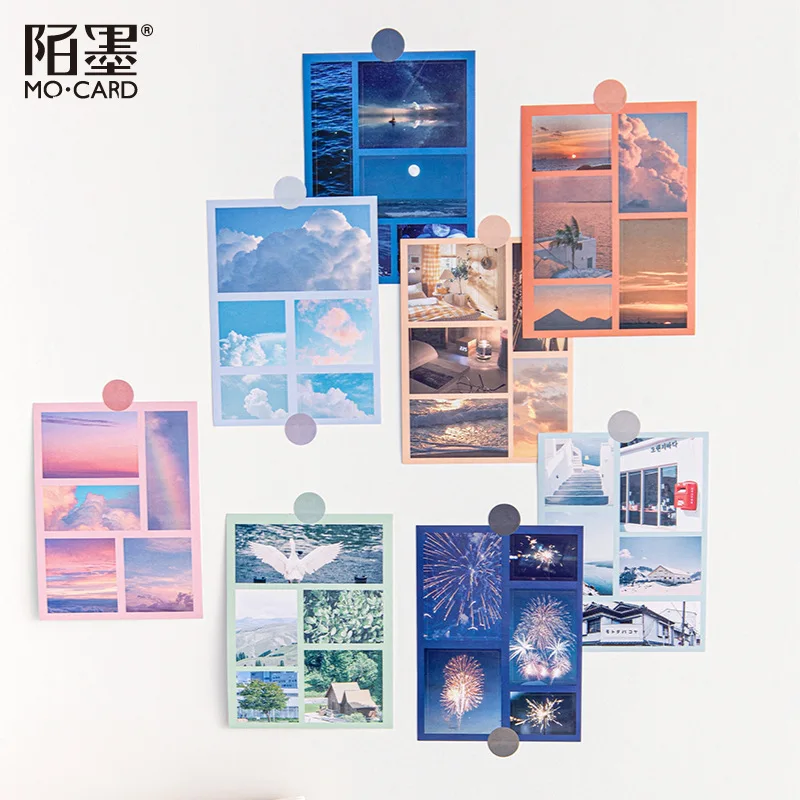 

Cute Diary Washi Stickers Korean Art Fresh Collage Decoration Stickers Kawaii Memo pad Notes Scrapbooking Stationery