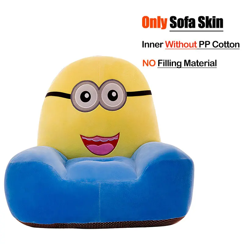 18 Baby Sofa Support Seat Cover Learning To Sit Seat Feeding Chair Cover Kids Sofa Skin for Infant Toddler Nest Puff Without Cotton - Цвет: 18