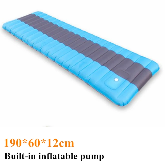 Built-in Pump 5 Надувные коврики для кемпинга, надувные подушки, влагостойкие, для походов на открытом воздухе, для пикника, палатки, плед, коврик для домашнего отдыха, двойной спальный мешок, матрас - Цвет: Built-in Pump 5