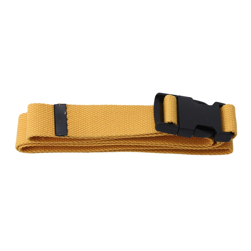 116Cm Women Men Adjustable All-Match Belt Unisex Korean Style Canvas Belts Harajuku Buckle Solid Color Long Belts