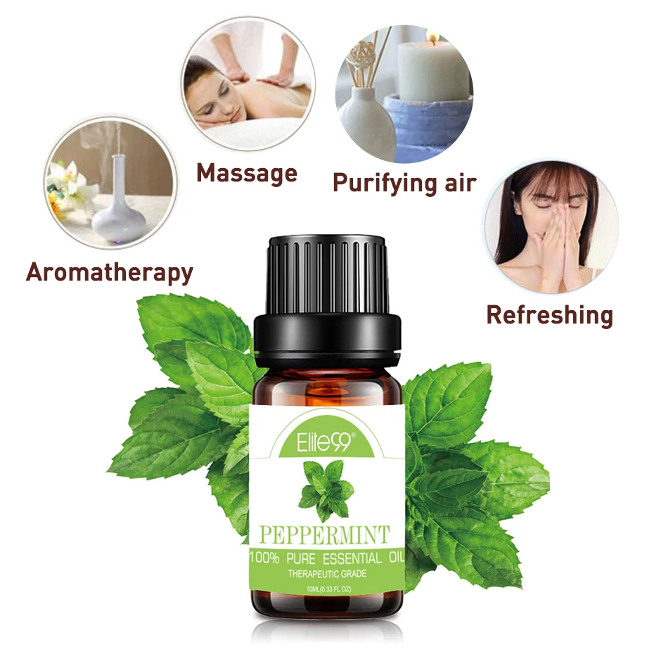 Elite99 Эфирное освежающее масло Eucalyptus с мятой и розмарином массажный увлажнитель