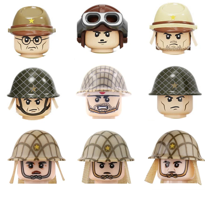 WW2 армия Юго-Восточная Азия солдаты фигурки строительные блоки военные японские