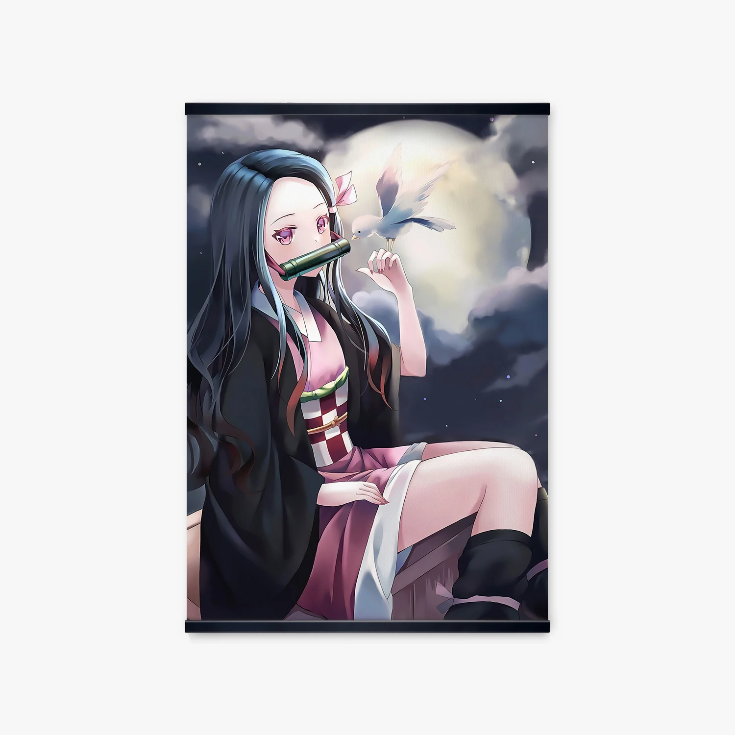 

Anime Figure Girl Painting Demon Slayer Character Nezuko Bedroom Decoration Wall Pictures Canvas Poster Print Modular Home Decor