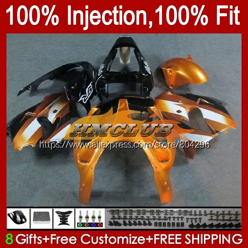 

Инъекции Комбинезоны Для KAWASAKI ZX 9 R 900 CC 900CC ZX9R 00 01 82No.6 ZX9 R ZX 9R ZX900 черного и золотого цвета ZX-9R 2000 2001 OEM обтекатели