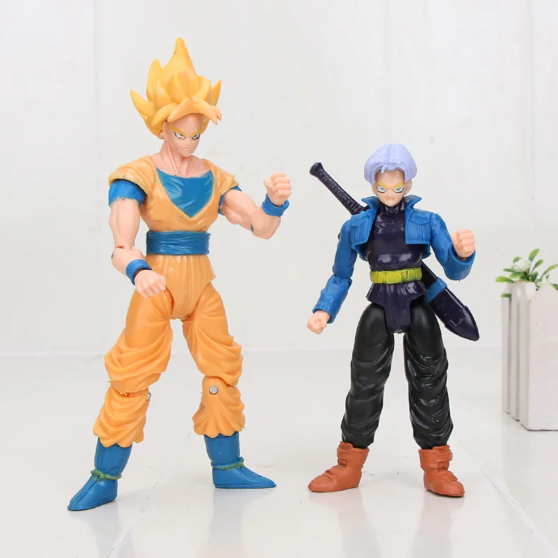 Новинка, 8 шт./лот, ПВХ Dragon Ball Z, подвижная Вегета, сын пикколо, Гохан Гоку, плавки, Фриза, кукла, фигурка, детская игрушка