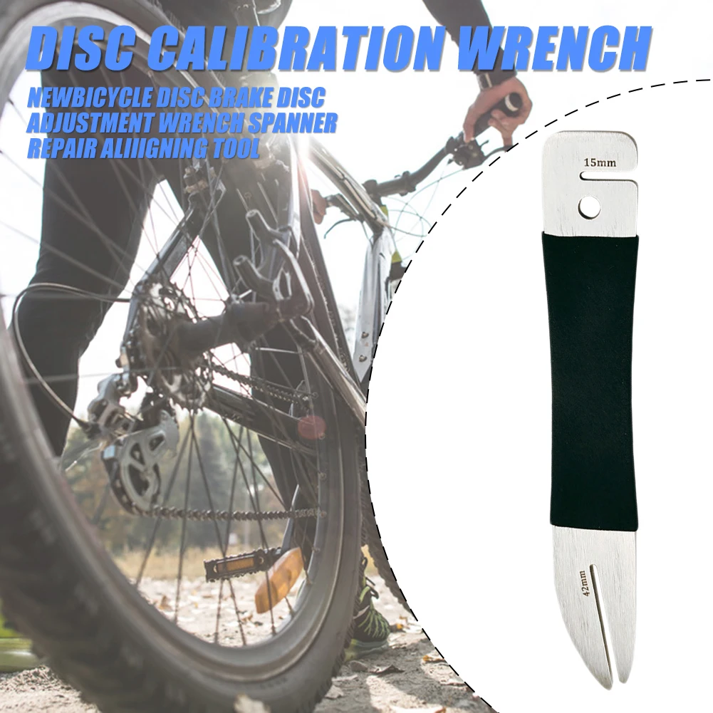 

MTB Bike Bicycle Disc Brake Rotor Alignment Truing Tools Stainless Brake Pad Disc Brake Correction Tool Correction Wrench
