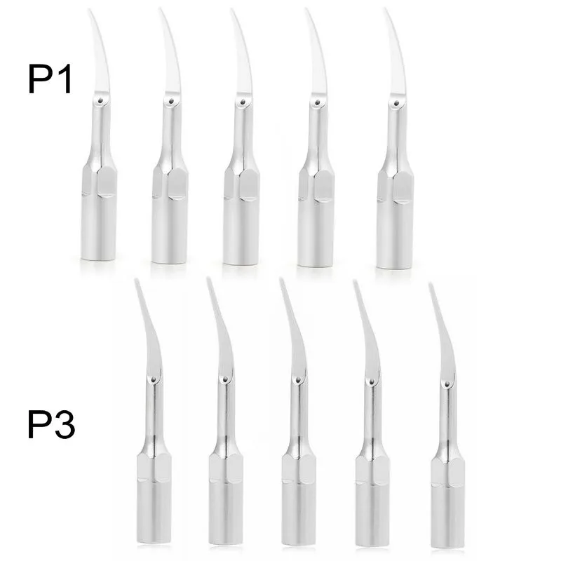 5 pezzi punte Scaler dentale P1 P3 per EMS picchio ultrasuoni Scaler manipolo strumenti dentista