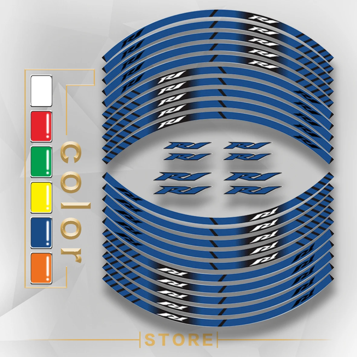 Новые высококачественные светоотражающие наклейки на шины мотоцикла полосы для