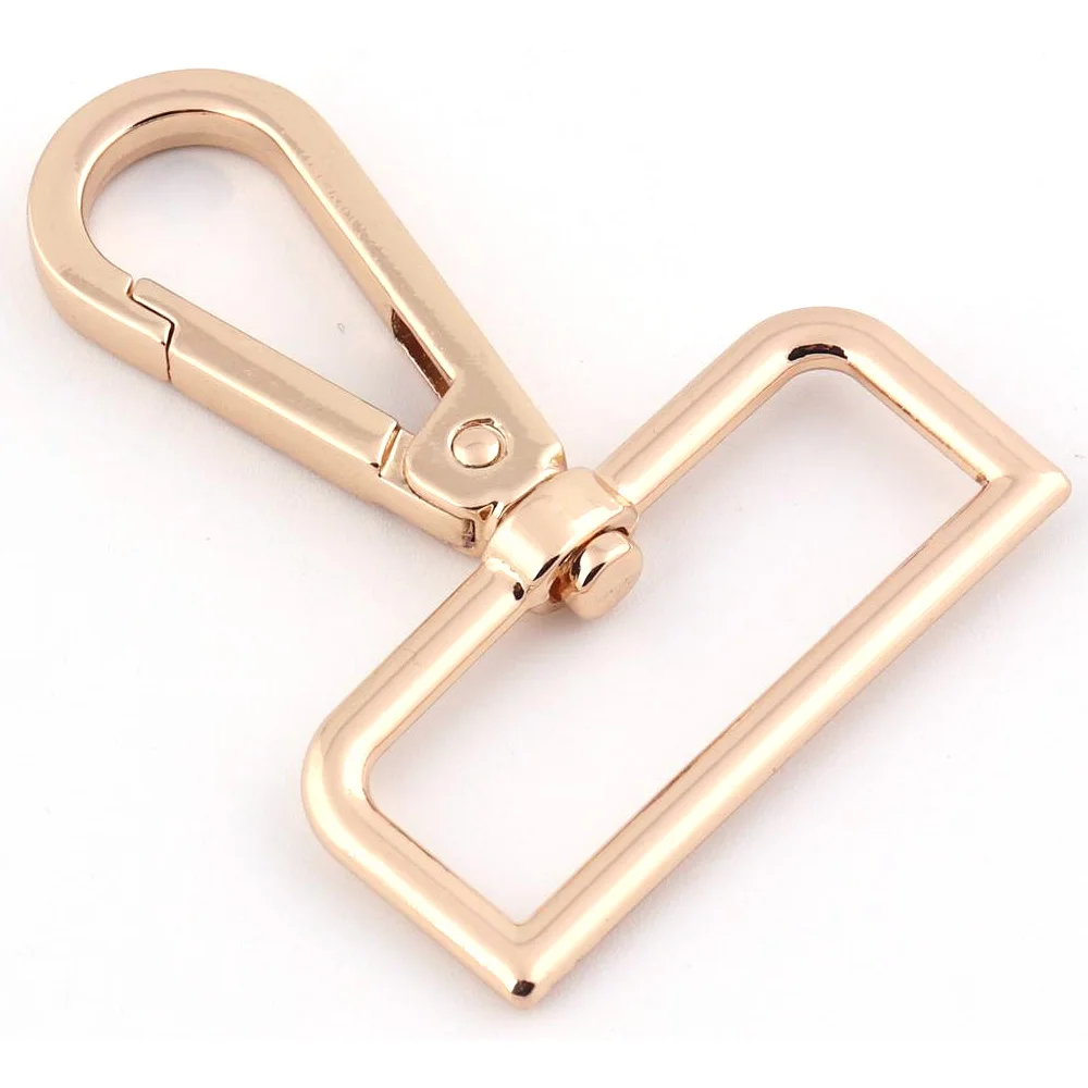 5 шт. 38 мм Поворотная застежка поворотный крючок металлическая Карабин Застежка