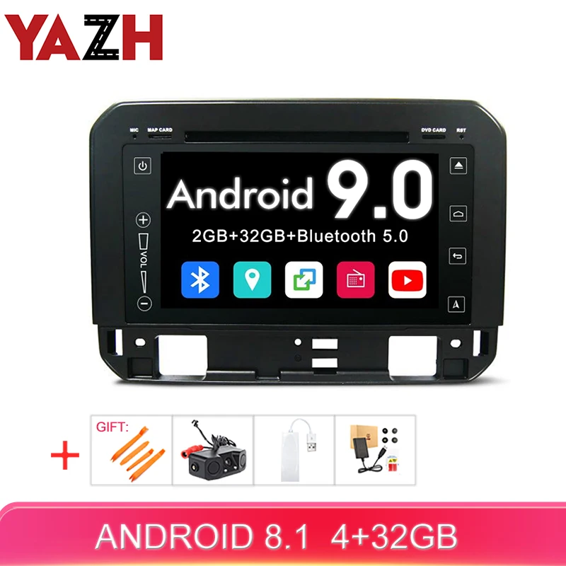 Автомагнитола YAZH In-Dash 7 0 дюйма HD 2 ГБ 32 автомобильная стереосистема с GPS-навигацией
