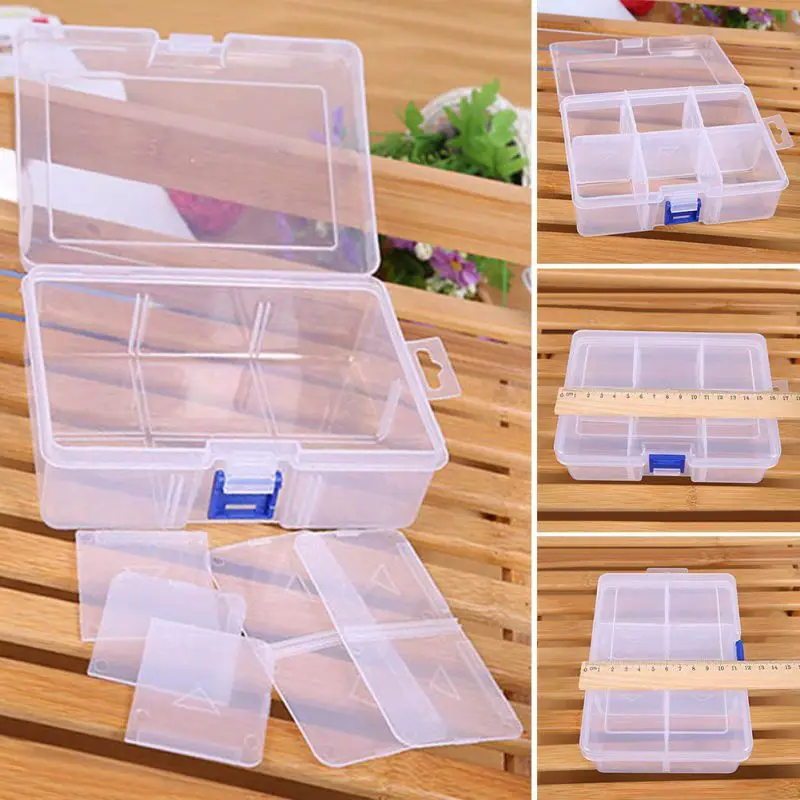 Регулируемая отделка большой пластиковый ящик для хранения отсек твердые