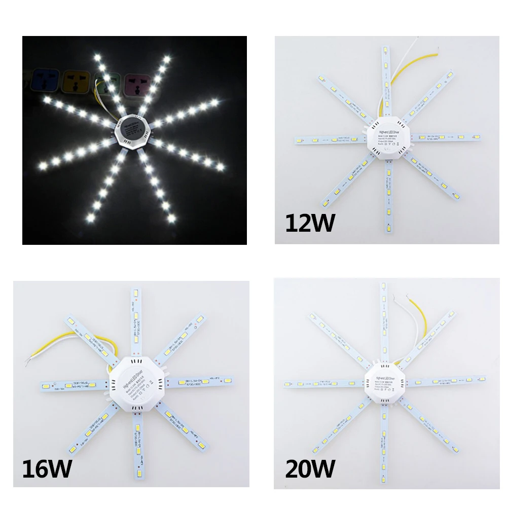 220 В 5730SMD светодиодный панельный светильник подсветка на потолке форма осьминога