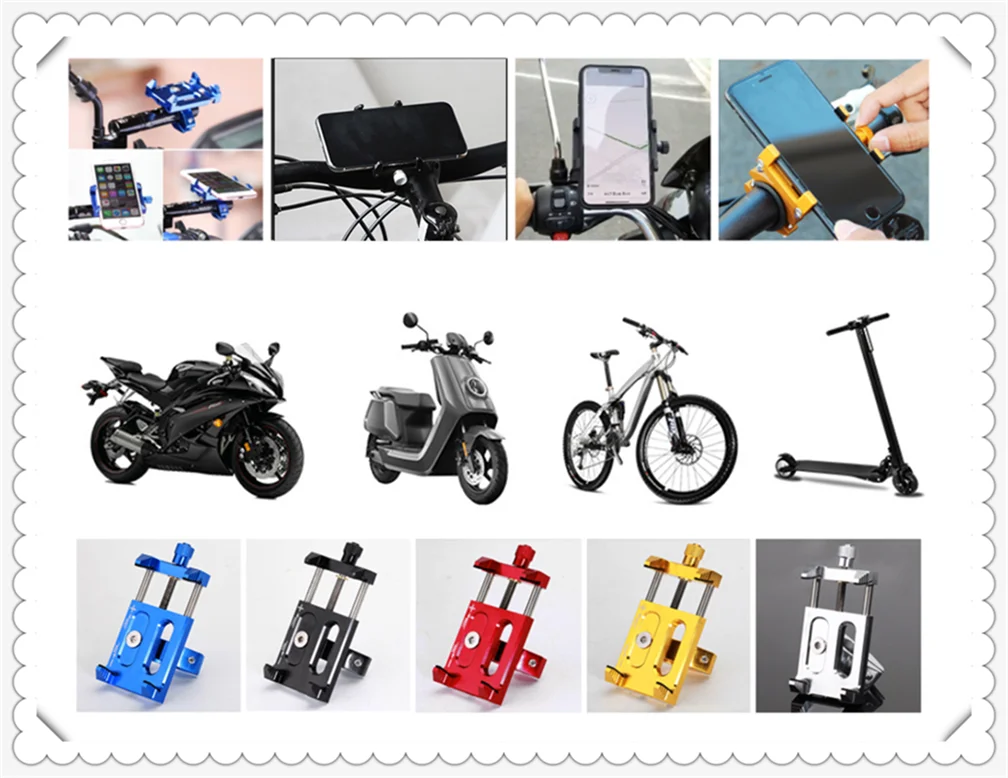 Универсальный мотоциклетный велосипедный Кронштейн для мобильного телефона