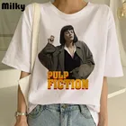 Женская футболка с принтом из фильма Криминальная литература, летняя футболка в стиле ольччан, модные женские футболки, Забавные топы в стиле Харадзюку