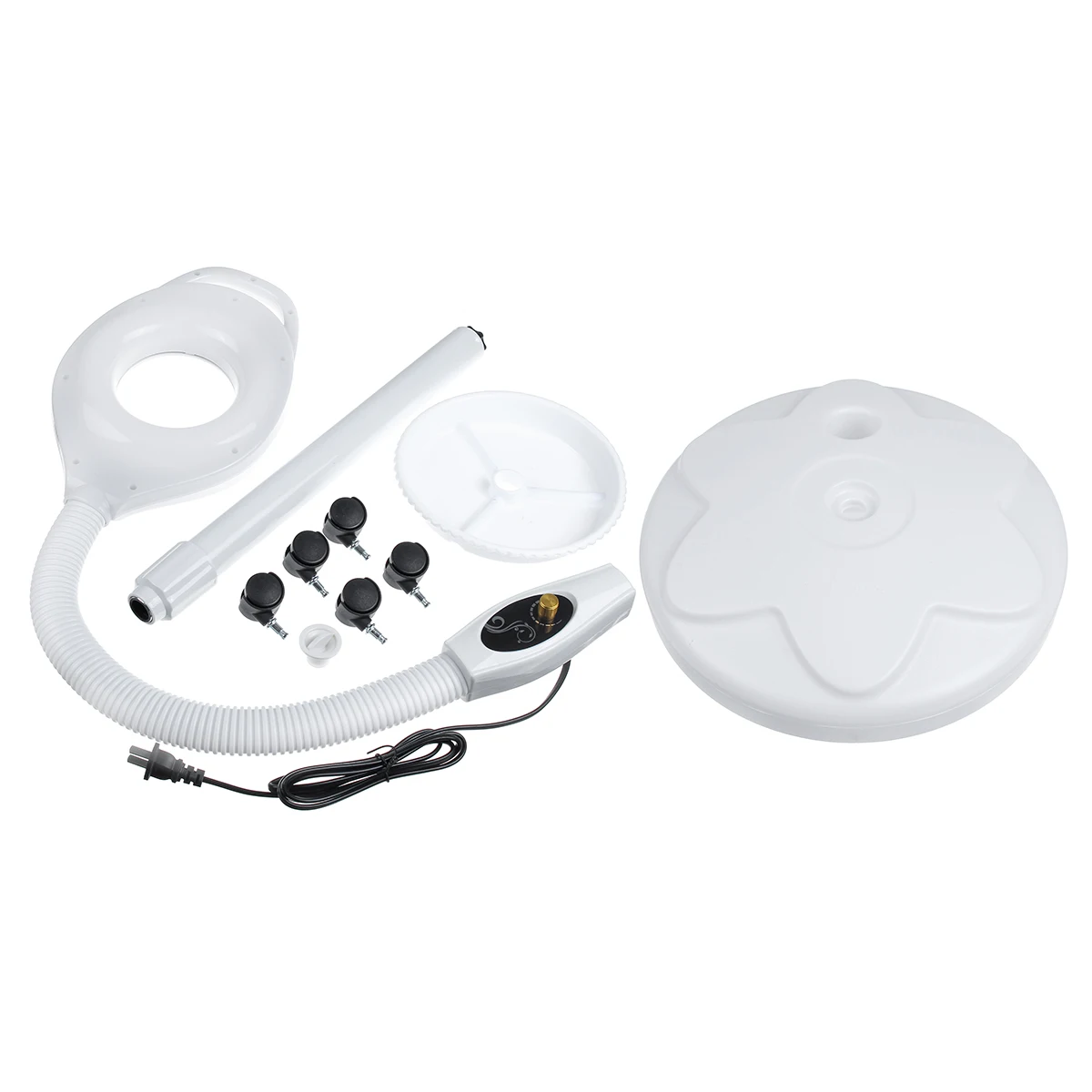 

16x LED Diopter Magnifying Floor Stand Lamp Magnifier Glass Facial Light Stand Dentist Nail Tattoo 220V