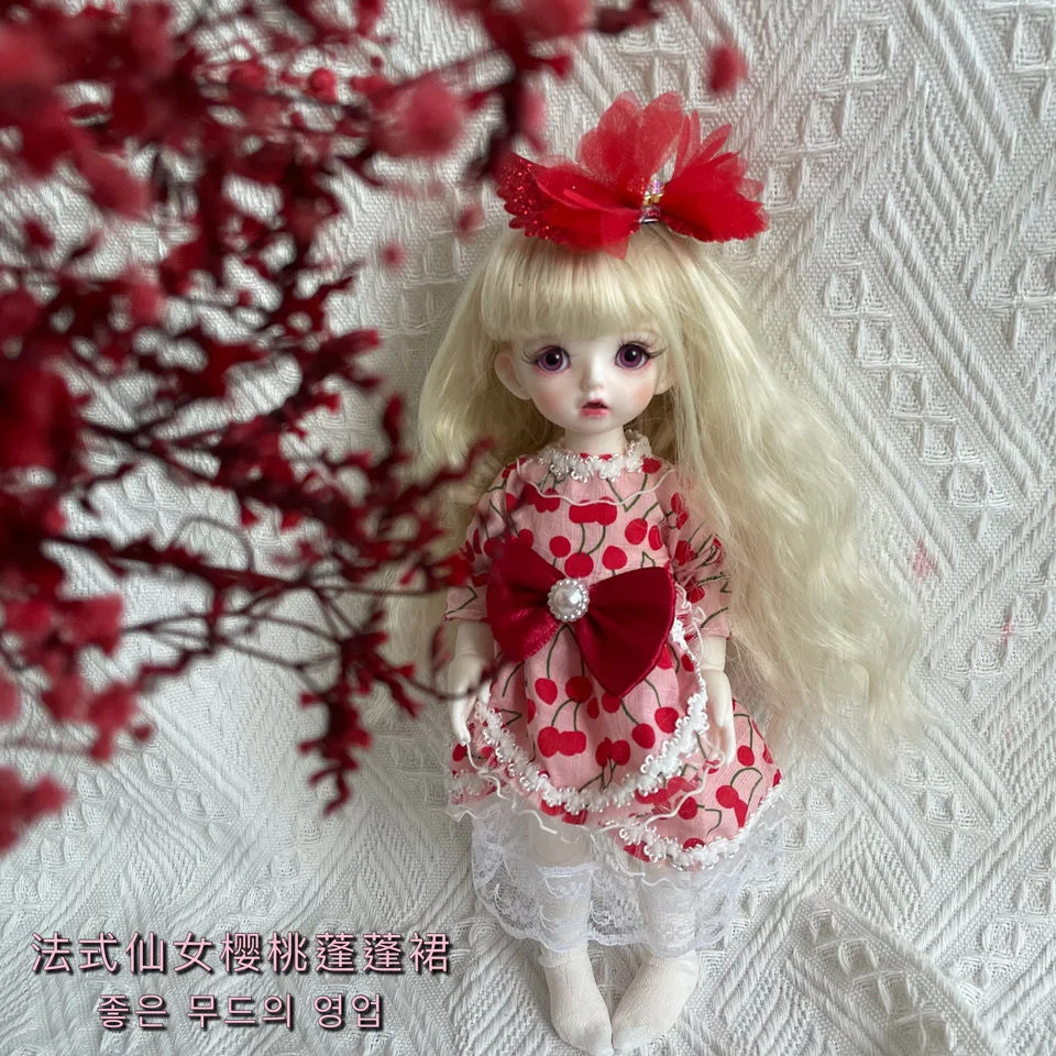 

Handmade 30CM Dolls Full Dresses Princess Clothes Accessories Headwear Baby Reborn Outfits for Girls 1/6 Doll Lol Free Shipping