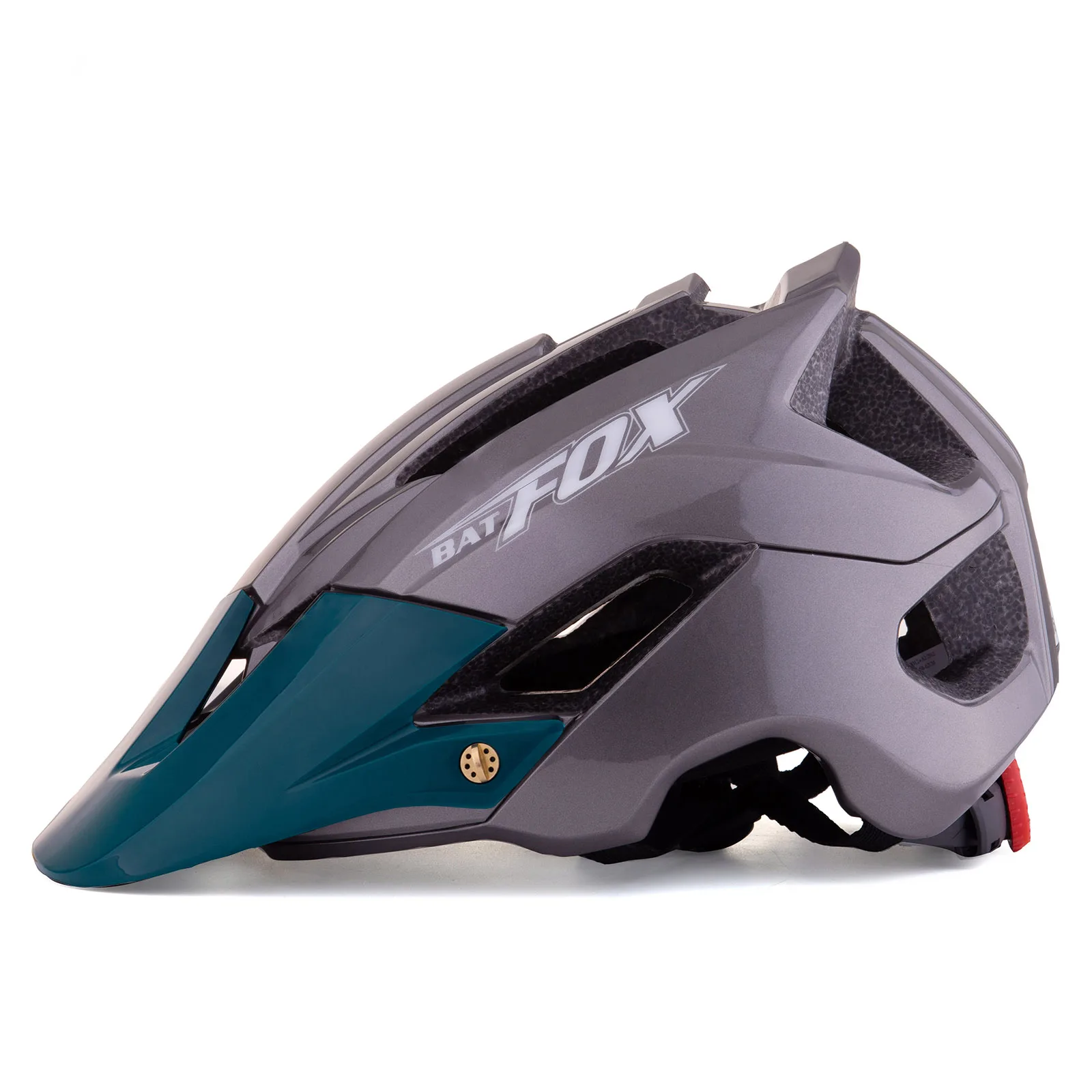 

BATFOX Cycling Helmet Black Red Road Mountain Bicycle Helmets Men Women Integrally-molded MTB With Visor Ultralight Bike Helmet