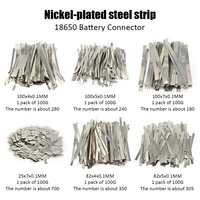1pack nickel plated steel strip nickel plate strap strip sheets for 18650 battery spot welding machine welder spot welder