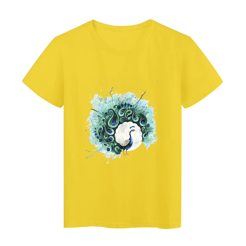 Yeskuni Artsy Alt одежда Павлин Бачата женские топы Футболка Мода Y2K Харадзюку Tumblr