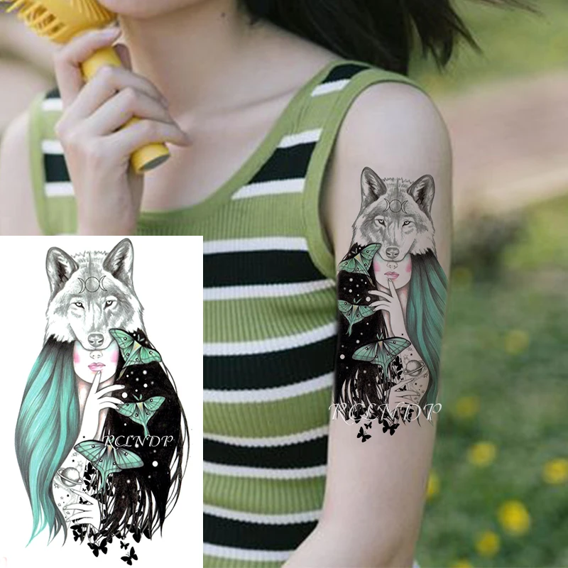 

Водостойкая Временная тату-наклейка, искусственная тату для женщин и мужчин