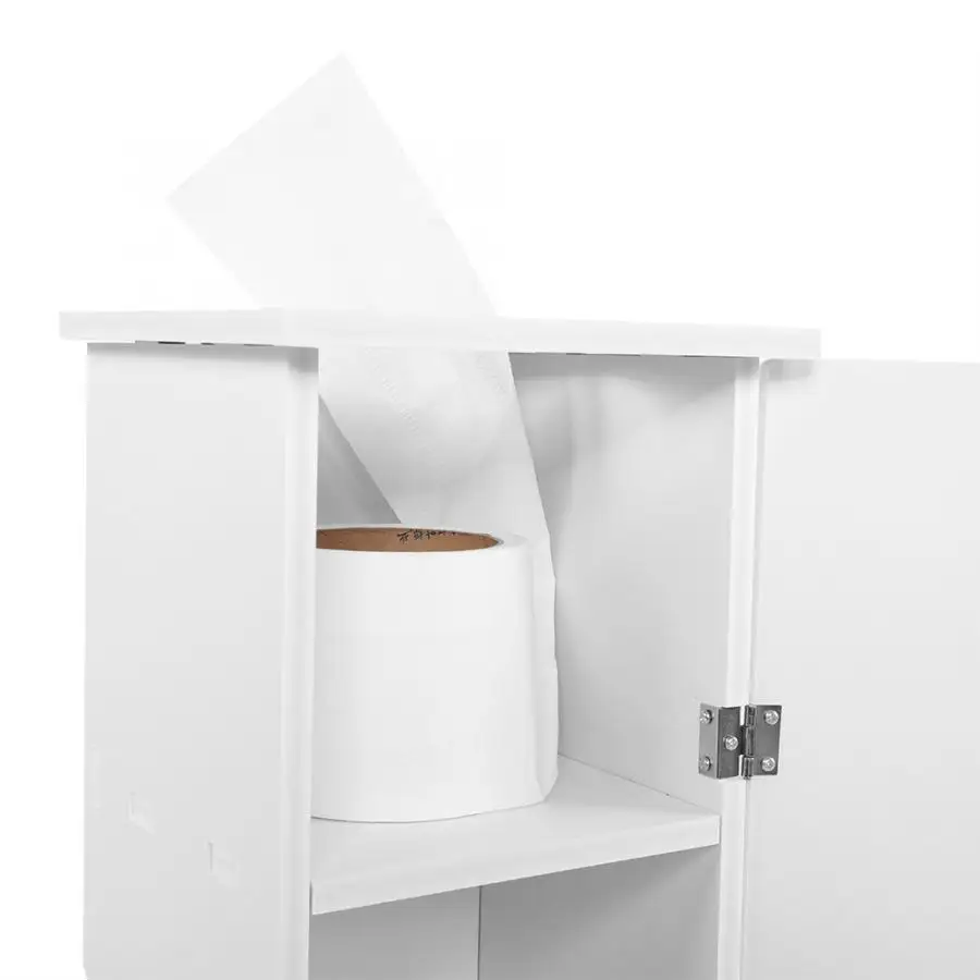 Держатель шкафа для ванной комнаты отдельно стоящая белая туалетная бумага
