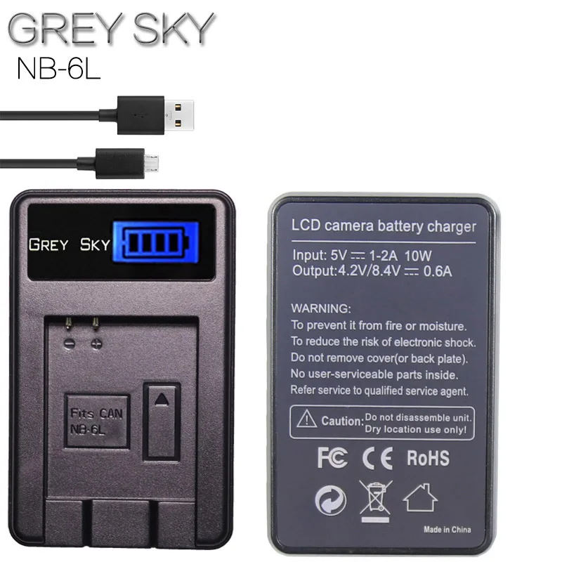 NB-6L NB-6LH NB 6L 6LH NB6L Battery + LCD usb Charger for Canon IXUS 85 95 IS SX275 SX280 SX510 PowerShot D10 S90 SD1200 200 | Электроника