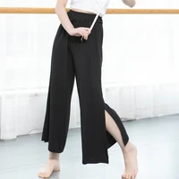 adult modal belly dance split palazzo pants pleated wide leg trousers costume for women practice dancing clothes dancer wear