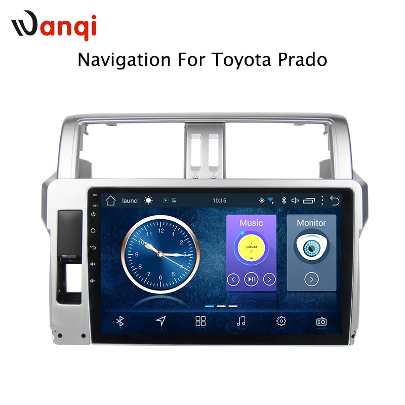 10 1 дюймовый Android 8 автомобильный GPS навигатор для Toyota prado 2014 2017 поддержка стерео