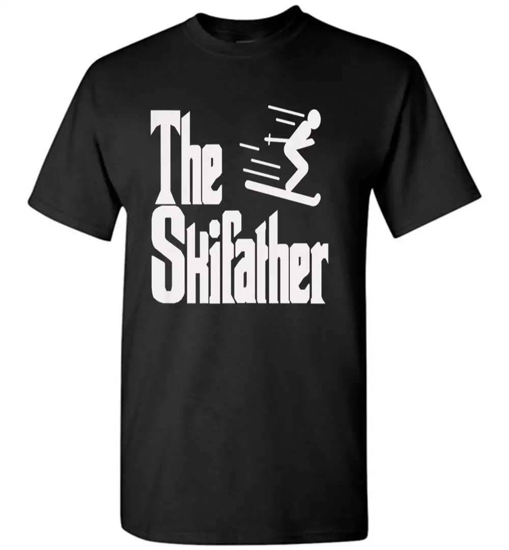 Мужская рубашка Fathers Day в Skifather Лыжный спорт лыжника Для мужчин футболка|Мужские